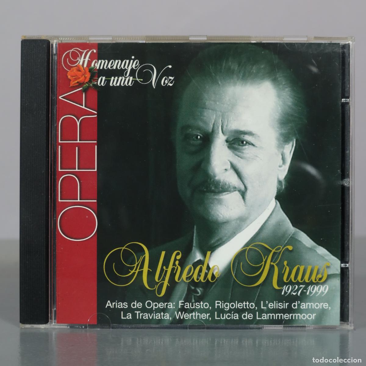 CDs de m&uacute;sica: CD. Homenaje a una Voz - Alfredo Kraus