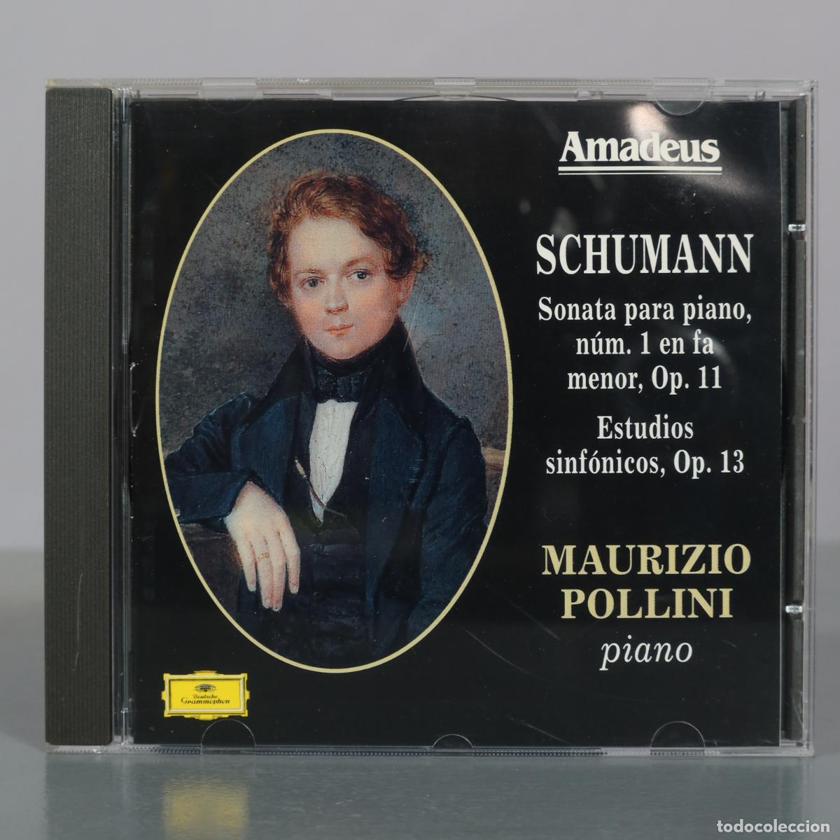 CD de M&uacute;sica: CD. Sonata para piano, n&uacute;m. 1 en fa menor, Op. 11 - Estudios sinf&oacute;nicos, Op. 13 - Robert Schumann -