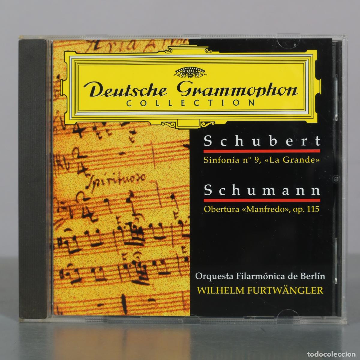 Musik-CDs: CD. Schubert - Sinfon&iacute;a n&ordm; 9, La Grande - Schumann - Obertura Manfredo, op. 115 - Orquesta