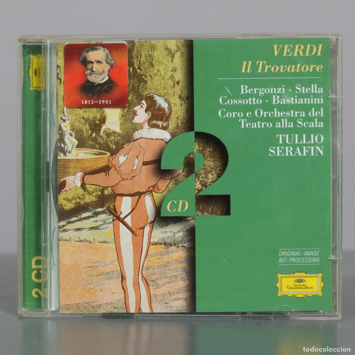 Musik-CDs: CD. Verdi - Il Trovatore - Bergonzi, Stella, Cossotto, Bastianini, Coro e Orchestra del Teatro alla
