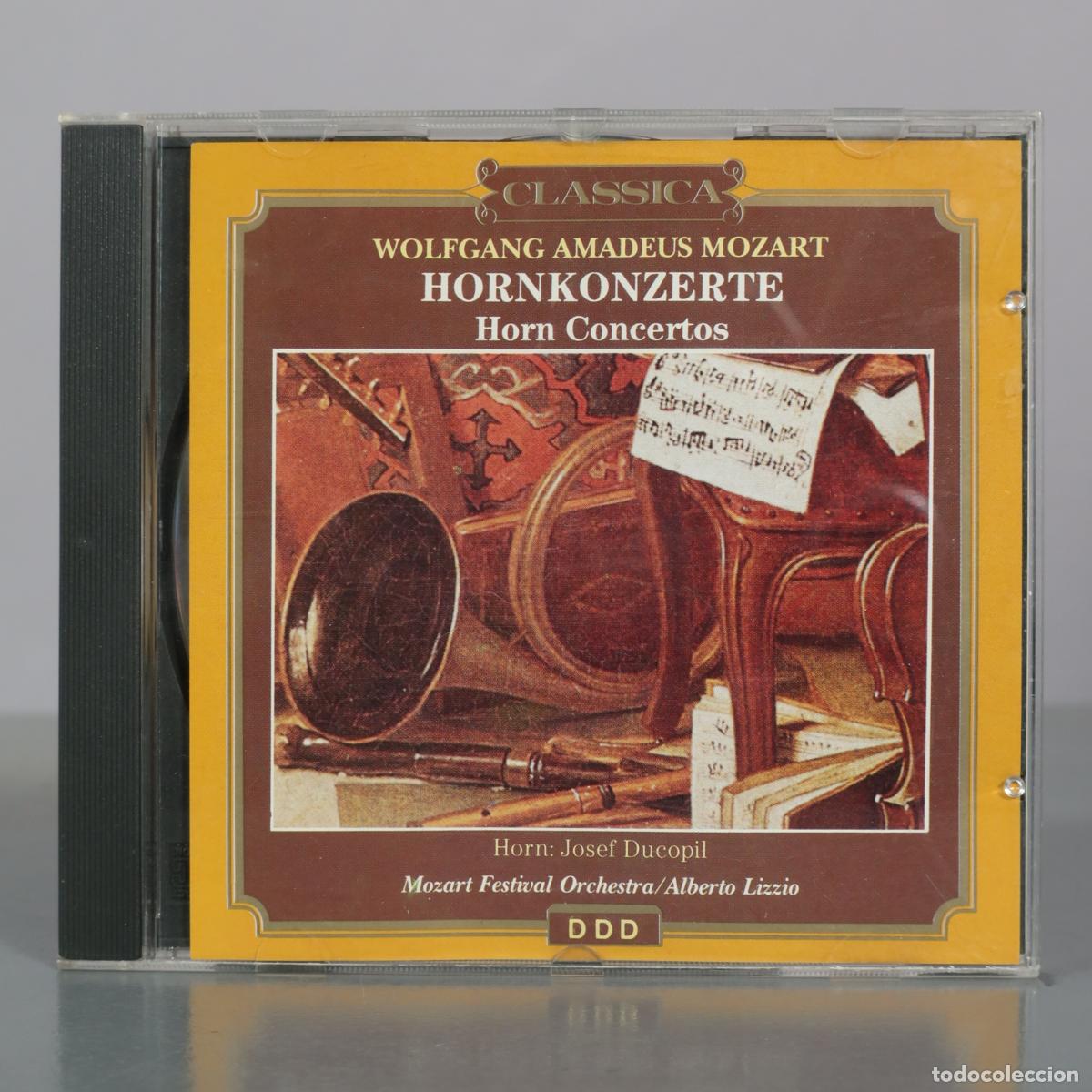 CDs de m&uacute;sica: CD. Hornkonzerte - Wolfgang Amadeus Mozart - Josef Ducopil - Mozart Festival Orchestra - Alberto