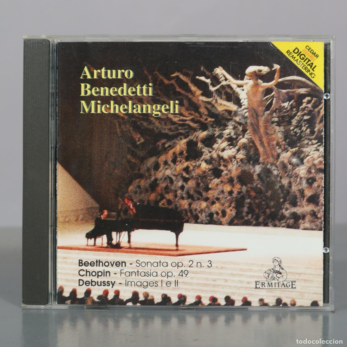 CDs de m&uacute;sica: CD. Arturo Benedetti Michelangeli - Beethoven - Sonata op. 2 n. 3 - Chopin - Fantasia op. 49 -