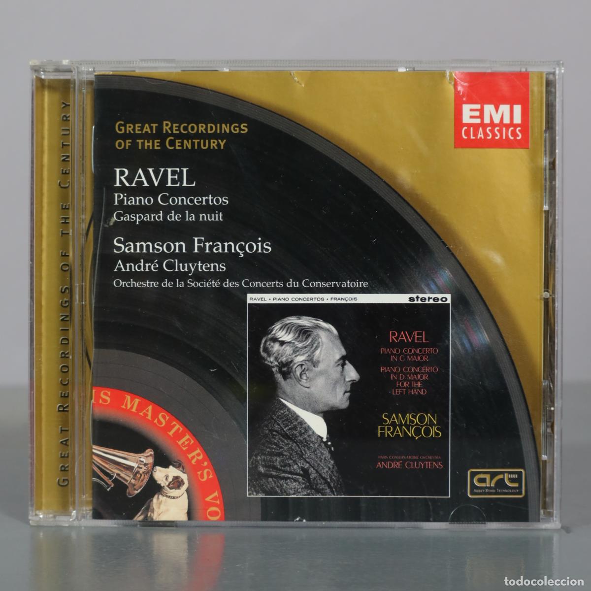CDs de m&uacute;sica: CD. Ravel - Piano Concertos - Gaspard de la nuit - Samson Fran&ccedil;ois - Andr&eacute; Cluytens - Orchestre de