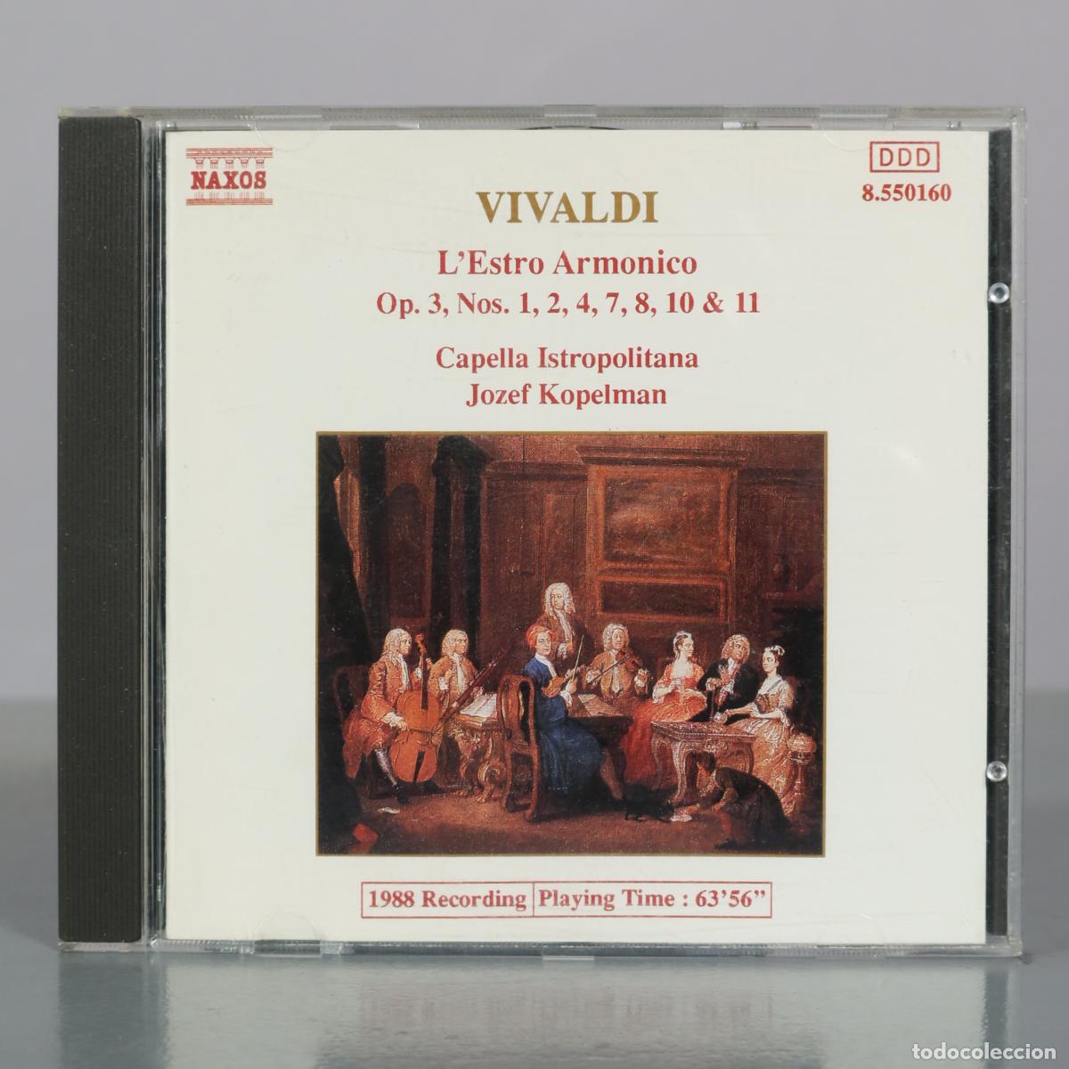 CDs de m&uacute;sica: CD. Vivaldi - L'Estro Armonico Op. 3, Nos. 1, 2, 4, 7, 8, 10 & 11 - Capella Istropolitana, Jozef