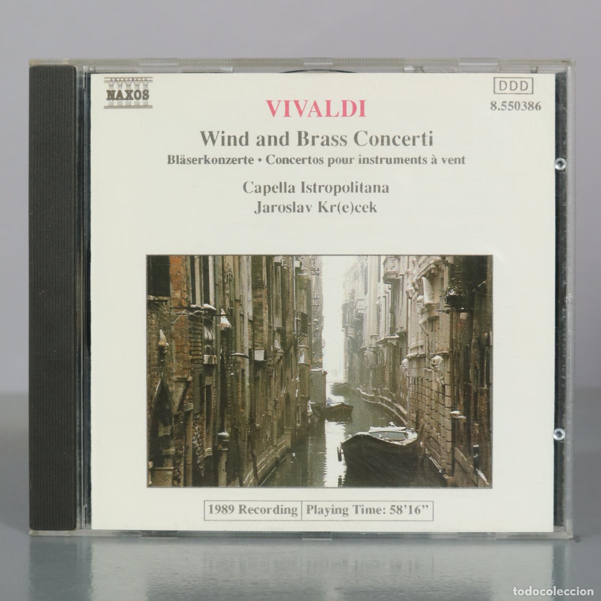 CDs de m&uacute;sica: CD. Wind and Brass Concerti - Vivaldi - Capella Istropolitana - Jaroslav Krcek - Naxos