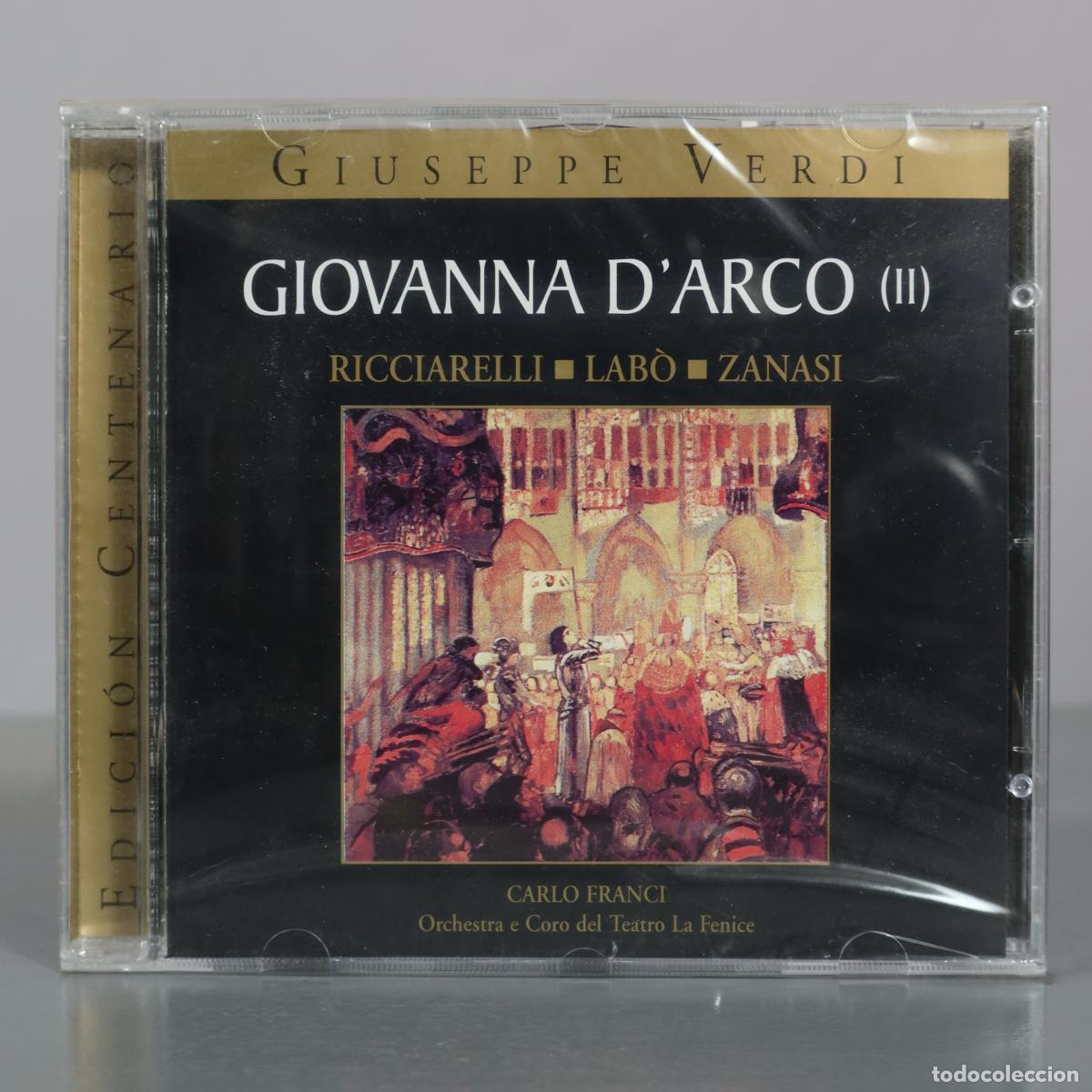 CDs de m&uacute;sica: CD. Giovanna D'Arco II - Giuseppe Verdi - Ricciarelli - Lab&ograve; - Zanasi - Carlo Franci - . PRECINTADO