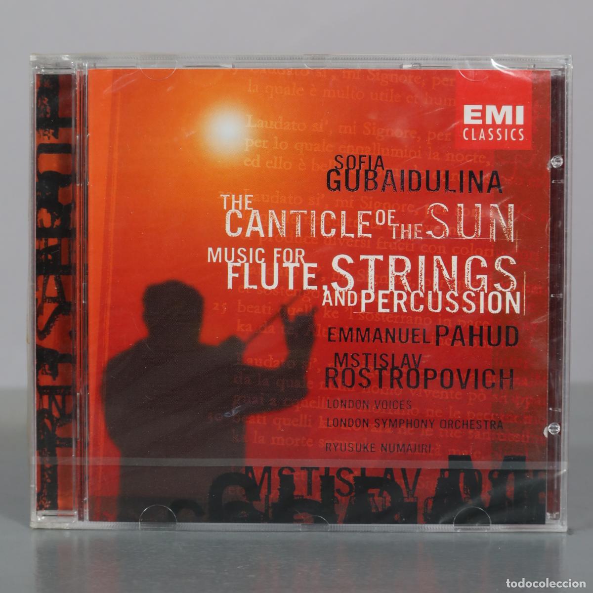 CDs de m&uacute;sica: CD. The Canticle of the Sun - Music for Flute, Strings and Percussion - Sofia . PRECINTADO