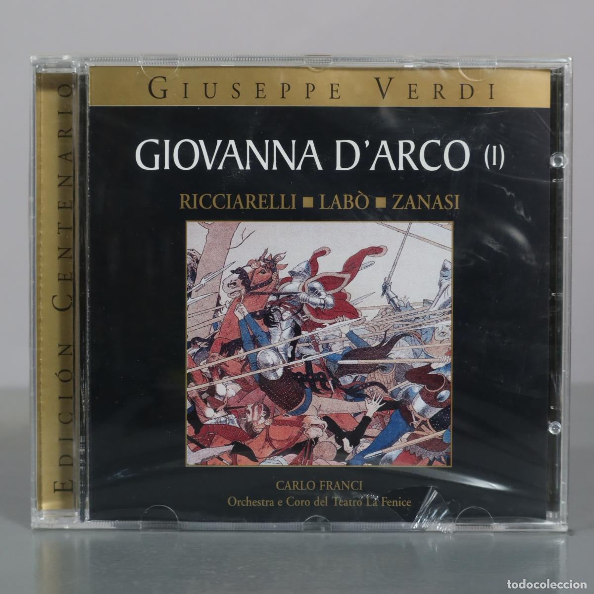 CDs de m&uacute;sica: CD. Giovanna D'Arco (I) - Giuseppe Verdi - Ricciarelli - Lab&ograve; - Zanasi - Carlo Franci - . PRECINTADO