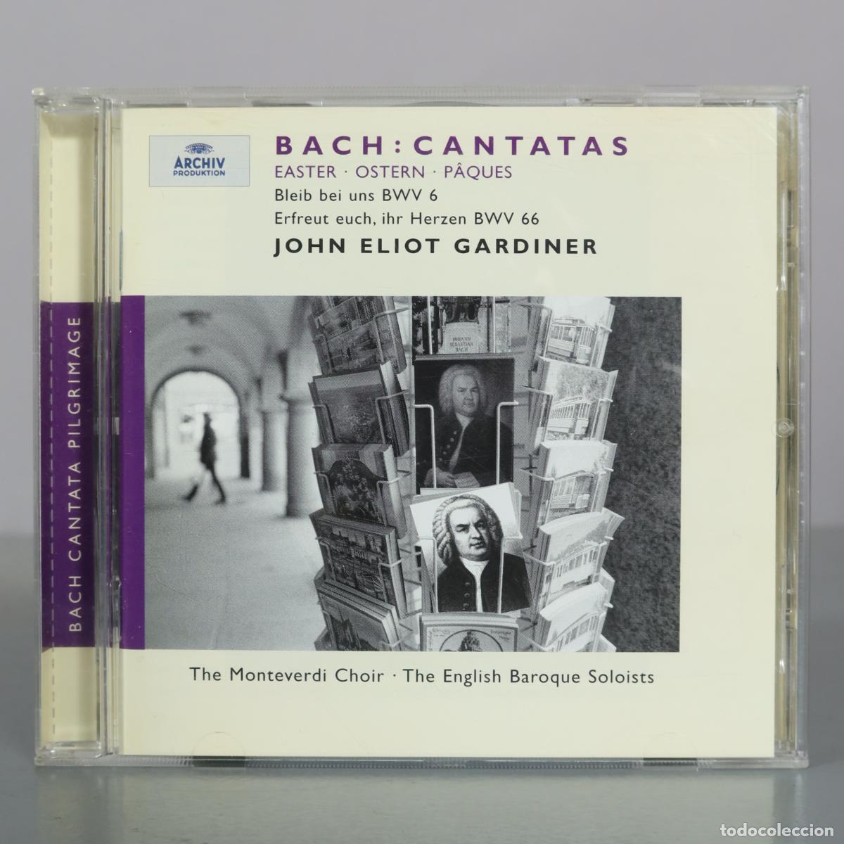 CDs de m&uacute;sica: CD. Bach: Cantatas - Easter - Bleib bei uns BWV 6 - Erfreut euch, ihr Herzen BWV 66 - John Eliot