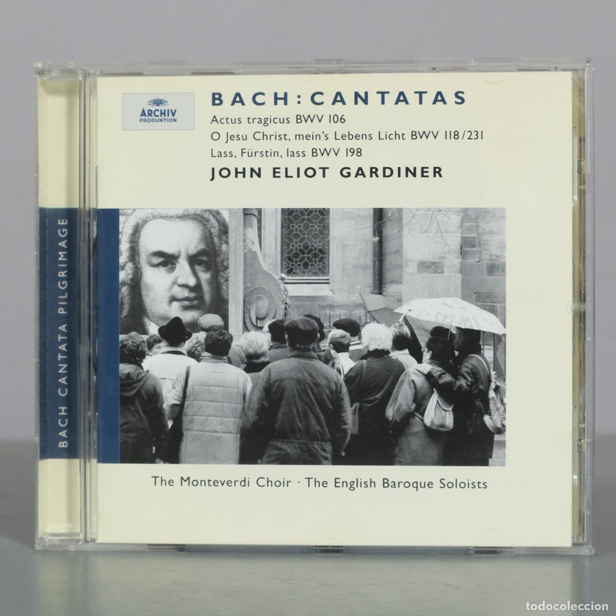 CDs de m&uacute;sica: CD. Bach - Cantatas - Actus tragicus - John Eliot Gardiner - The Monteverdi Choir - The English
