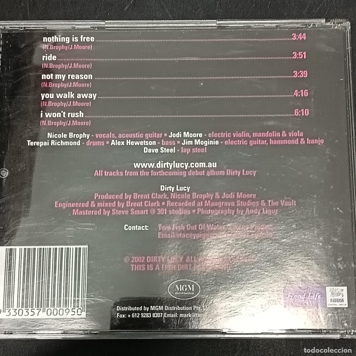 CDs de m&uacute;sica: Dirty Lucy &ndash; Nothing Is Free CD - Foto 2