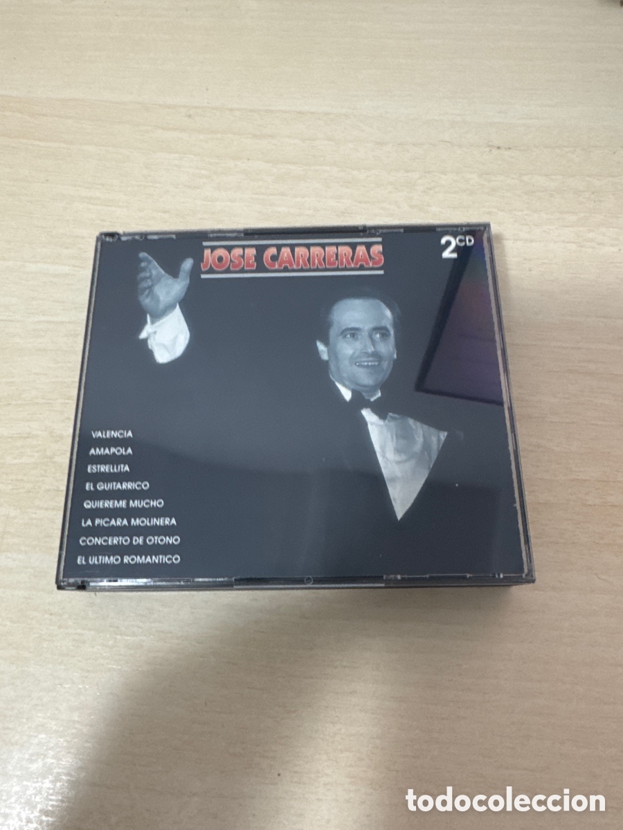 CDs de m&uacute;sica: CD JOS&Eacute; CARRERAS VALENCIA, AMAPOLA, ESTRELLITA