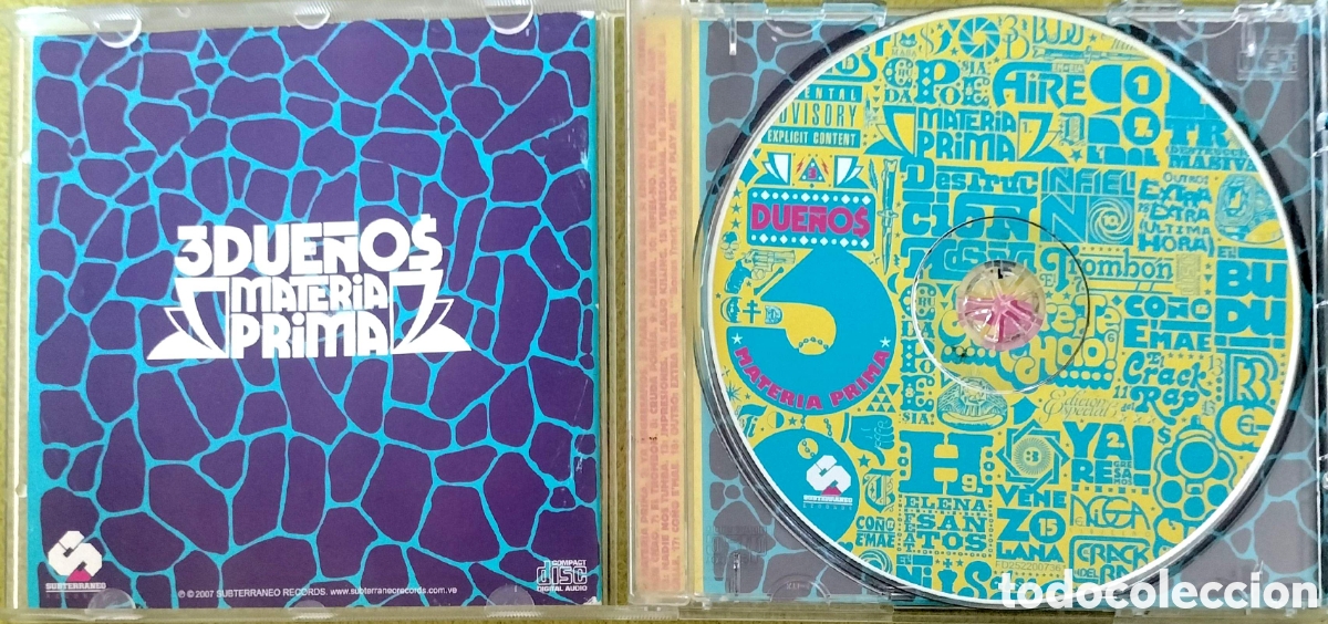 CDs de m&uacute;sica: CD 3 Due&ntilde;os - Materia Prima - Foto 2
