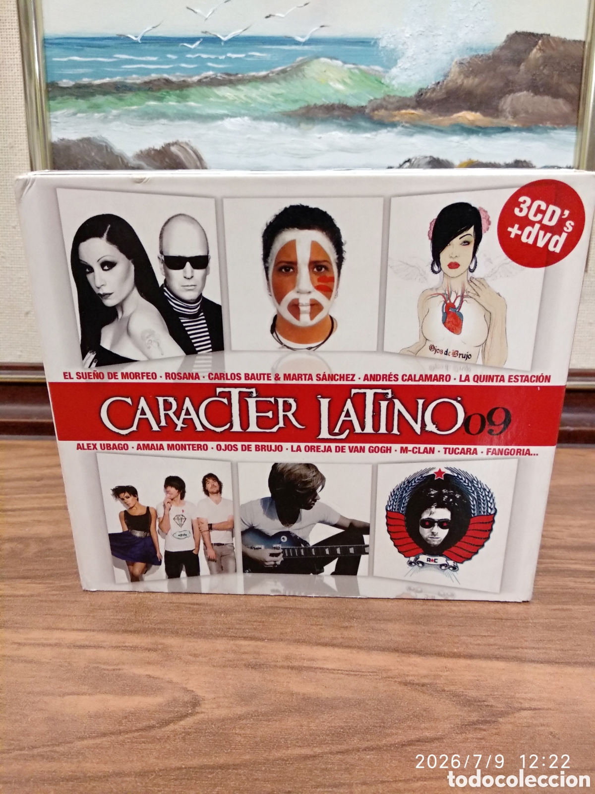 CDs de m&uacute;sica: Car&aacute;cter Latino 09 3 CDs+DVD