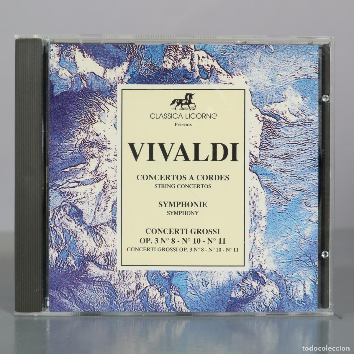 CDs de m&uacute;sica: CD. Vivaldi - Concertos a cordes - Symphonie - Concerti Grossi Op. 3 N 8 - N 10 - N 11 - Classica