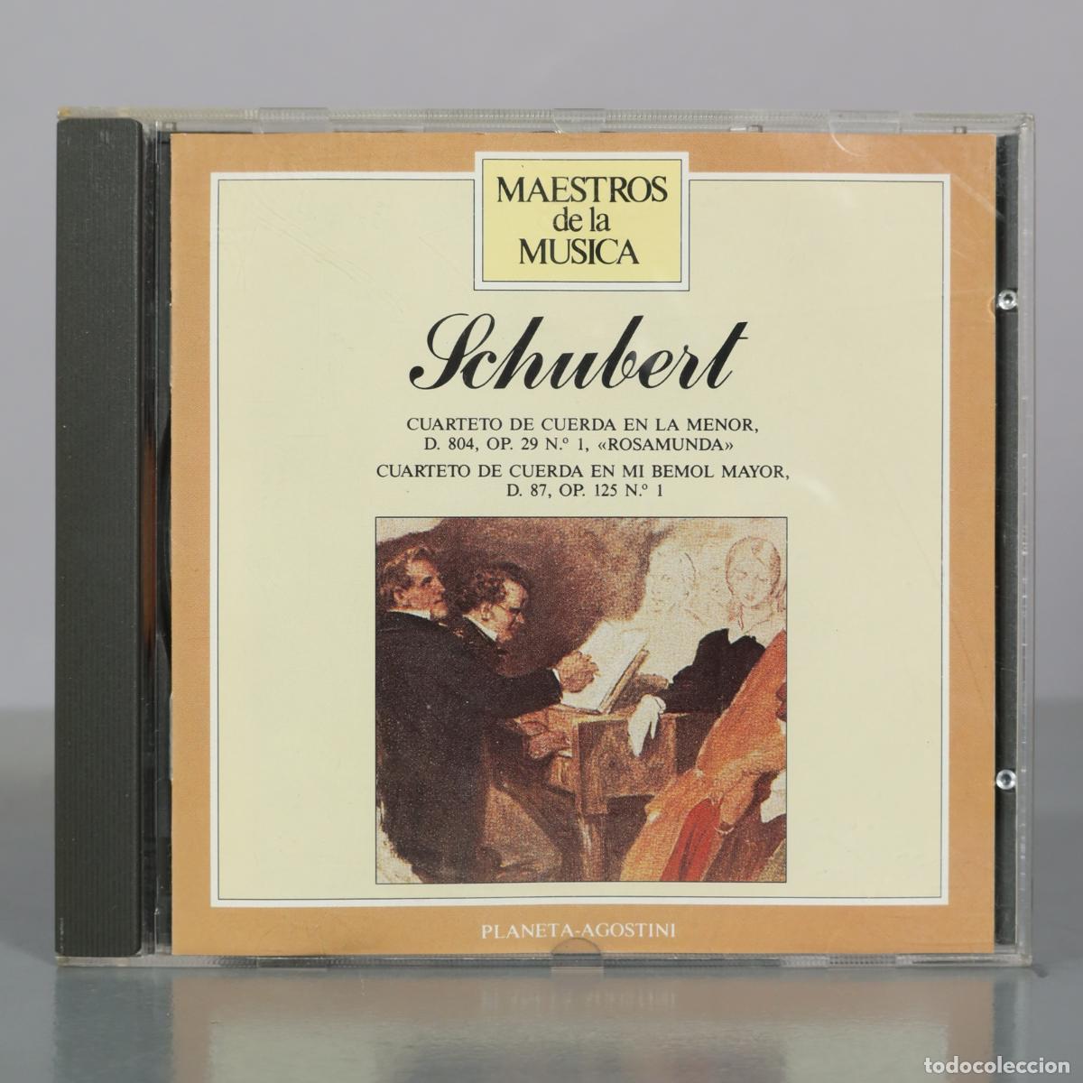 CDs de m&uacute;sica: CD. Cuarteto de Cuerda en la menor, D. 804, Op. 29 N. 1, Rosamunda - Cuarteto de Cuerda en mi bemol