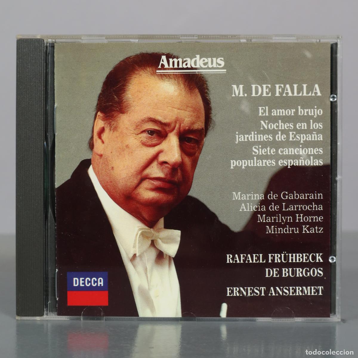 CD de M&uacute;sica: CD. El amor brujo - Noches en los jardines de Espa&ntilde;a - Siete canciones populares espa&ntilde;olas - M. De