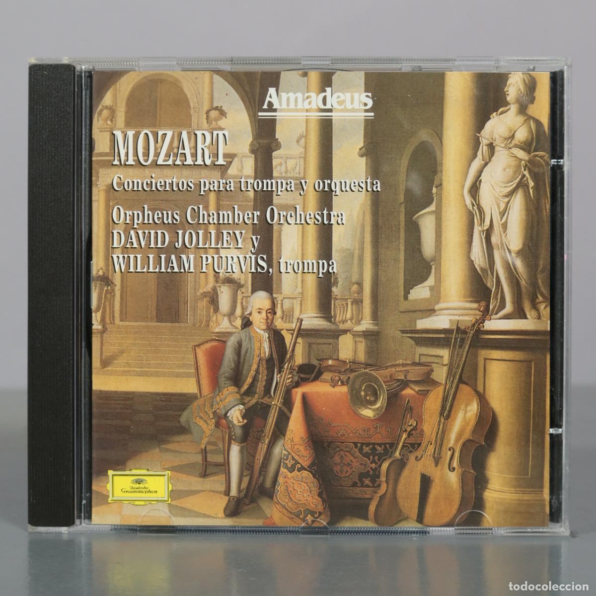 CDs de m&uacute;sica: CD. Conciertos para trompa y orquesta - Mozart - Orpheus Chamber Orchestra - David Jolley - William