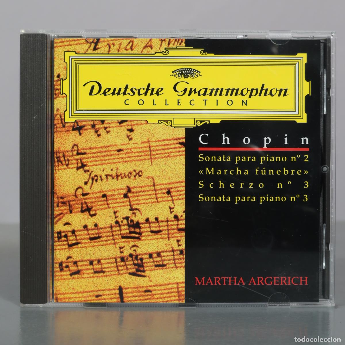CDs de m&uacute;sica: CD. Sonata para piano n&ordm; 2 - Marcha f&uacute;nebre - Scherzo n&ordm; 3 - Sonata para piano n&ordm; 3 - Chopin -