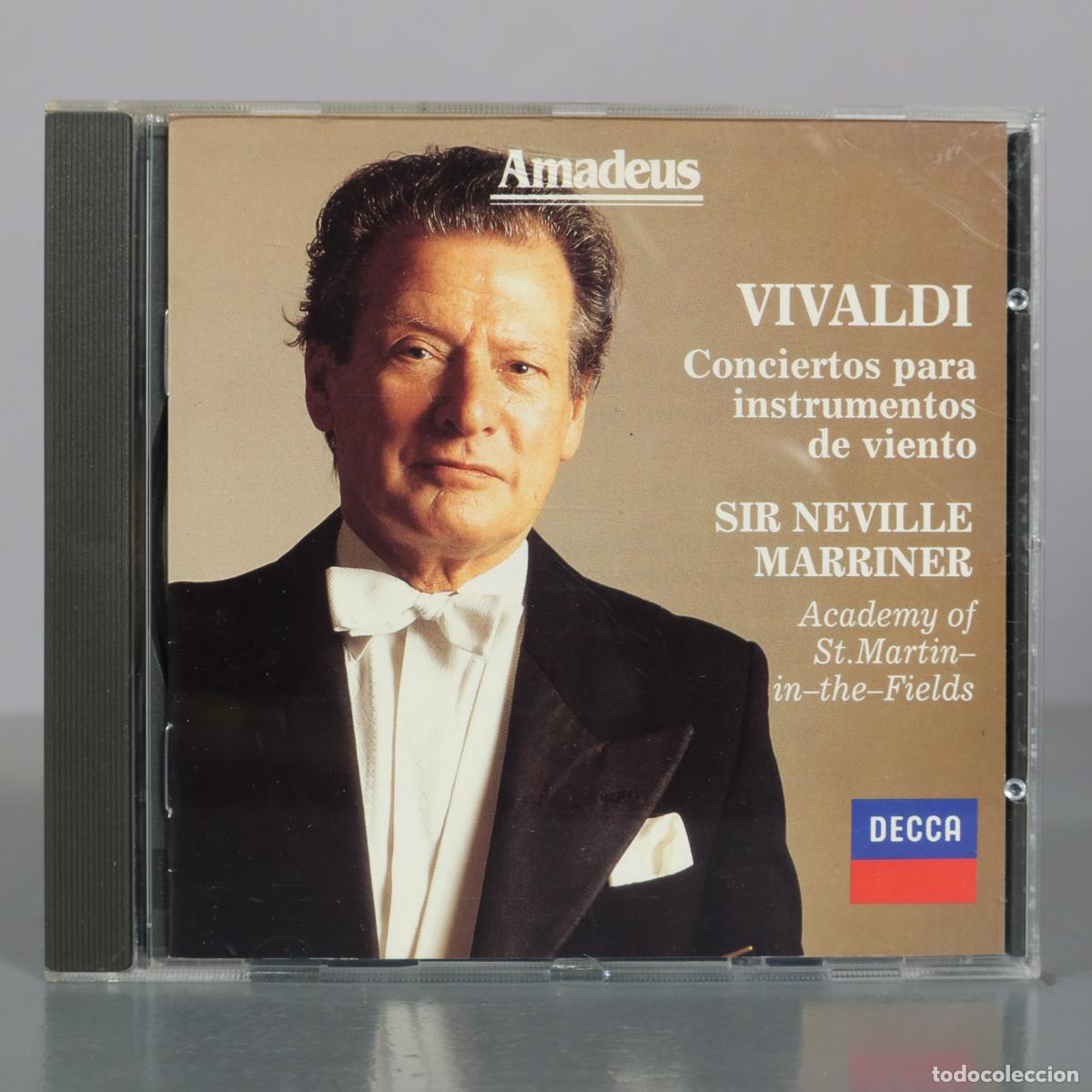 CDs de m&uacute;sica: CD. Vivaldi - Conciertos para instrumentos de viento - Sir Neville Marriner - Academy of St.