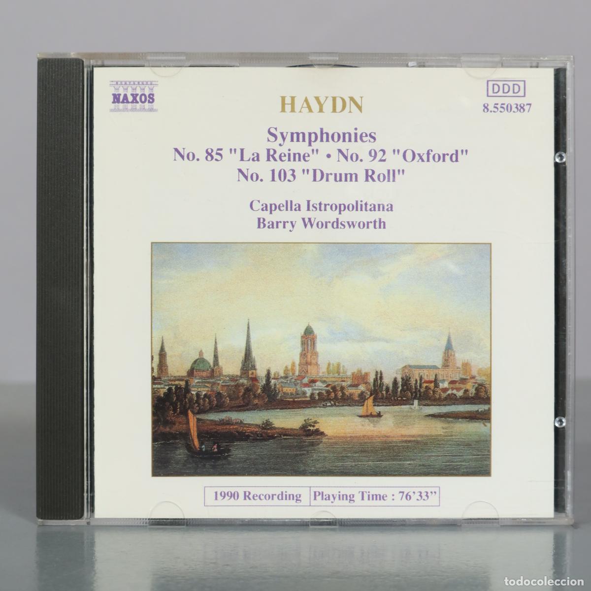 CDs de m&uacute;sica: CD. Haydn, Capella Istropolitana, Barry Wordsworth &ndash; Symphonies (No. 85 La Reine / No. 92 Oxford /