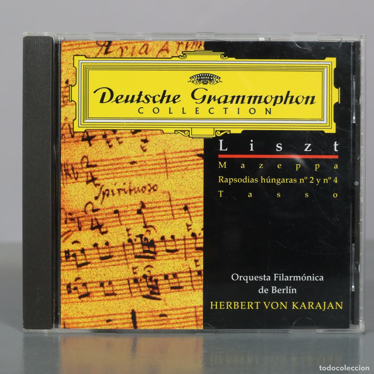 CDs de m&uacute;sica: CD. Mazepa - Rapsodias h&uacute;ngaras n&ordm; 2 y n&ordm; 4 - Tasso - Liszt - Orquesta Filarm&oacute;nica de Berl&iacute;n,