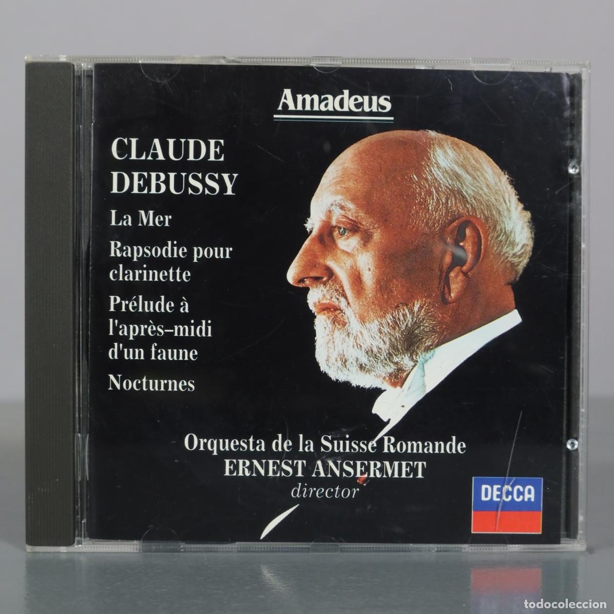 CDs de m&uacute;sica: CD. Claude Debussy - La Mer - Rapsodie pour clarinette - Pr&eacute;lude &agrave; l'apr&egrave;s-midi d'un faune -