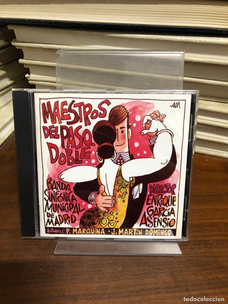 CDs de m&uacute;sica: Maestros del Pasodoble Banda Sinf&oacute;nica Municipal de Madrid (Dir. Enrique Garc&iacute;a Asensio)