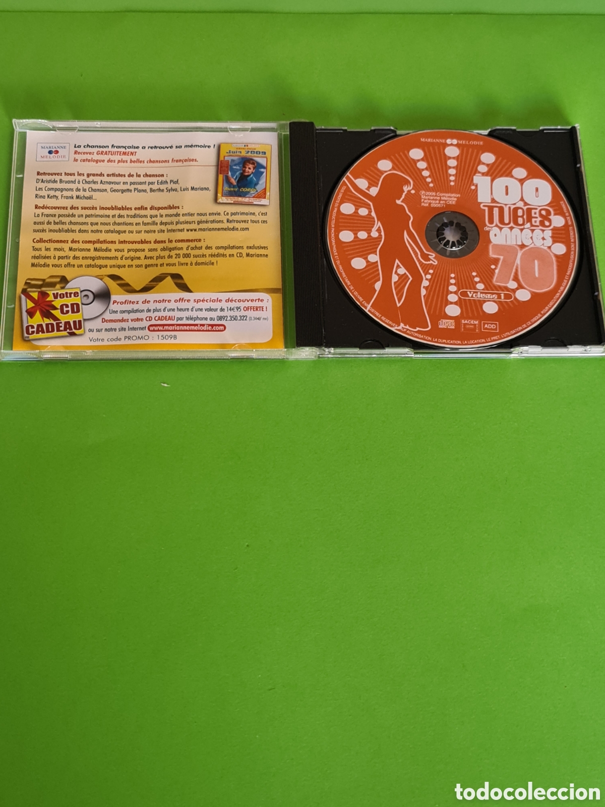 CDs de m&uacute;sica: CD &rdquo; 100 &eacute;xitos de los a&ntilde;os 70 Volumen 1 &rdquo; - Foto 3