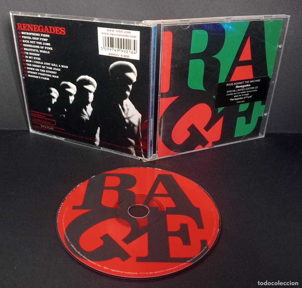 CDs de m&uacute;sica: CD RAGE AGAINST THE MACHINE - RENEGADES