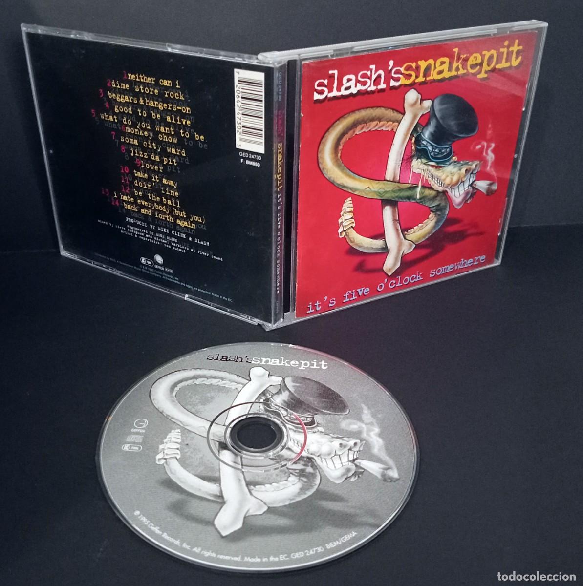 CDs de m&uacute;sica: CD SLASH&acute;S SNAKEPIT - IT&acute;S FIVE O&acute;CLOCK SOMEWHERE