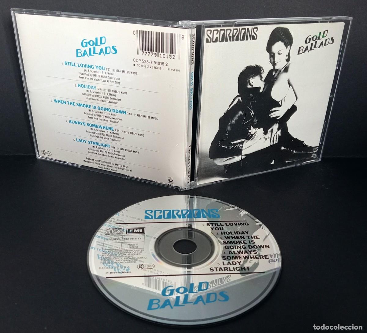 CDs de m&uacute;sica: CD SCORPIONS - GOLD BALLADS - Foto 1