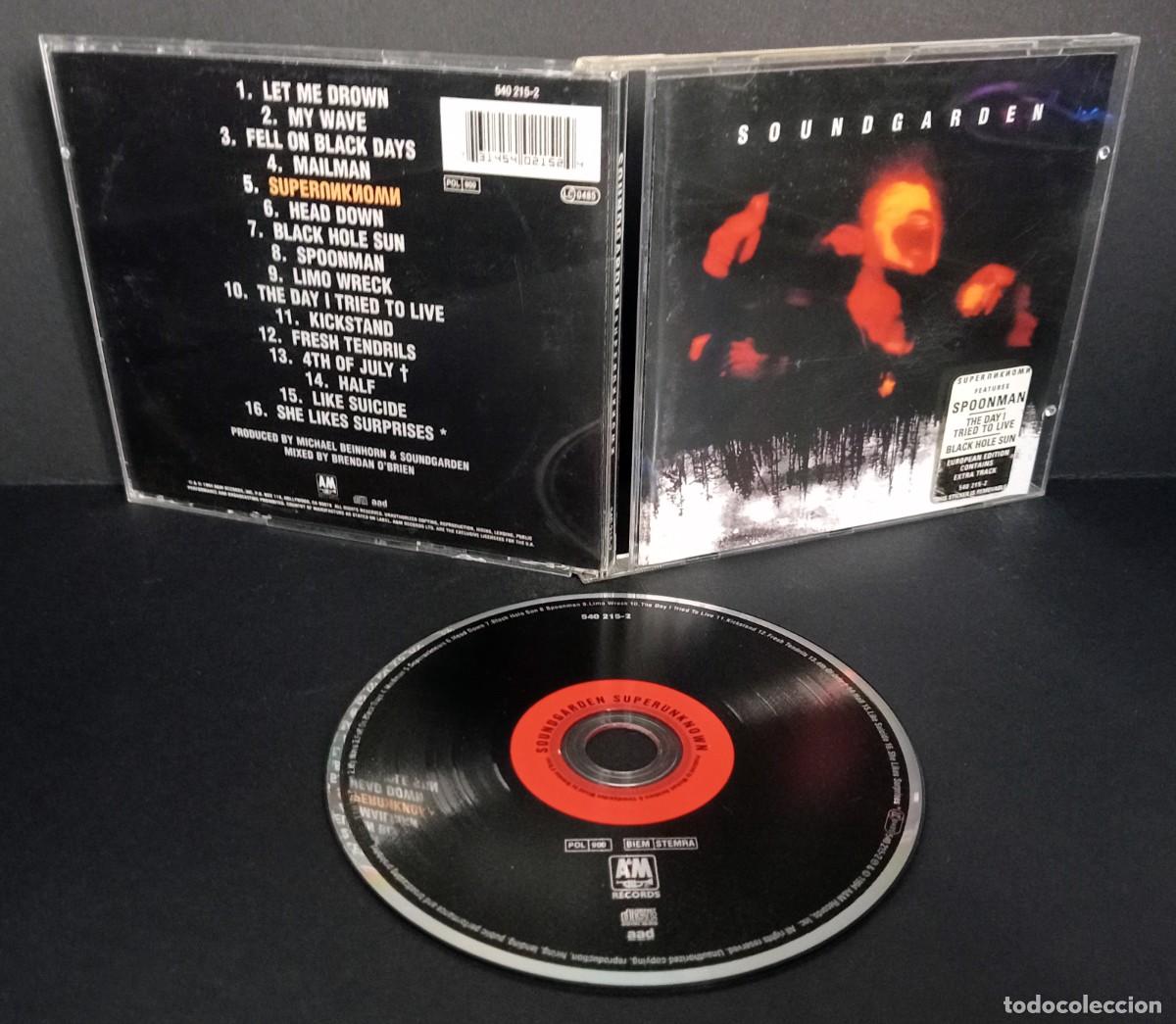 CDs de m&uacute;sica: CD SOUNDGARDEN - SUPERUNKNOWN