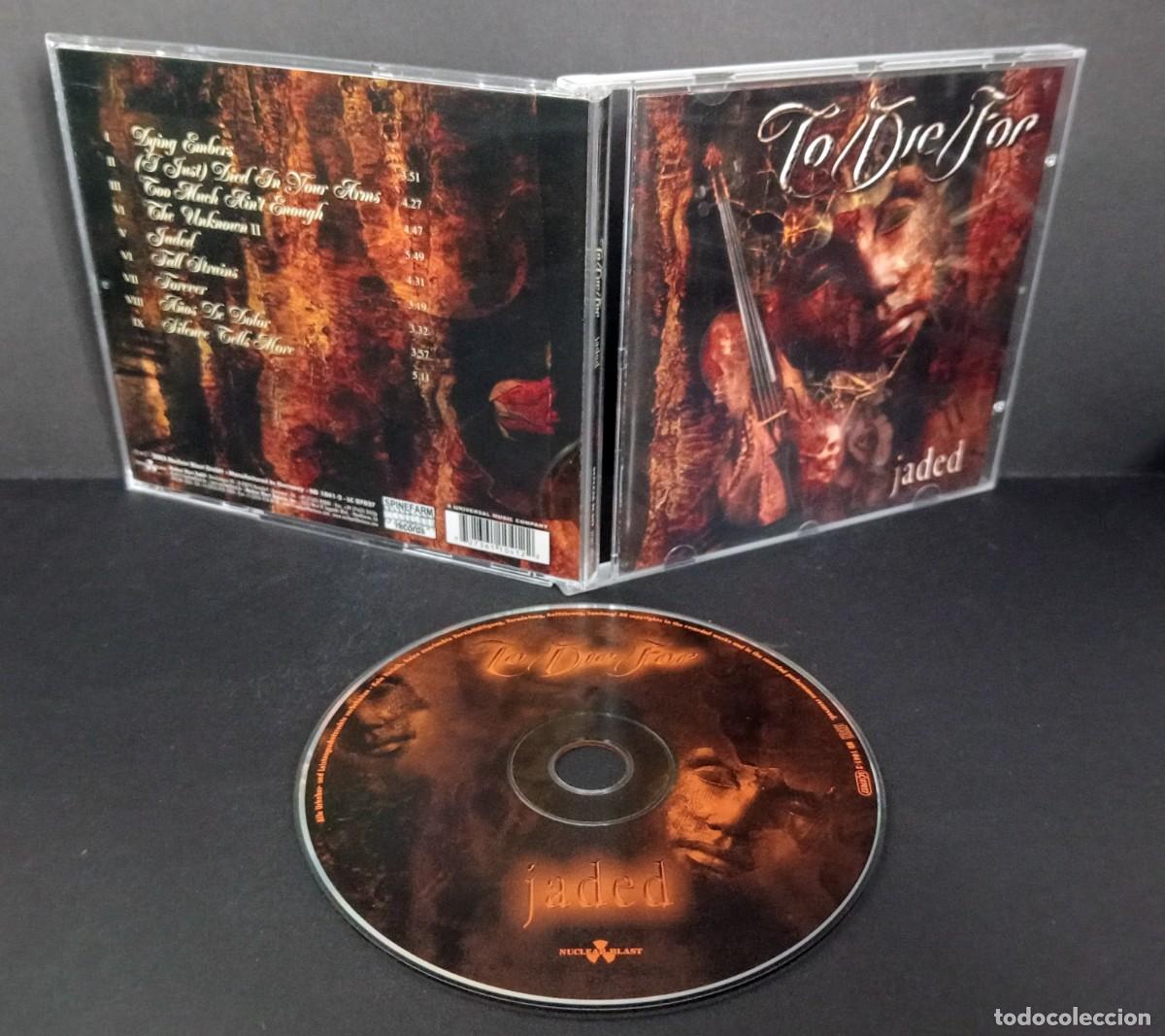CDs de m&uacute;sica: CD TO DIE FOR - JADED