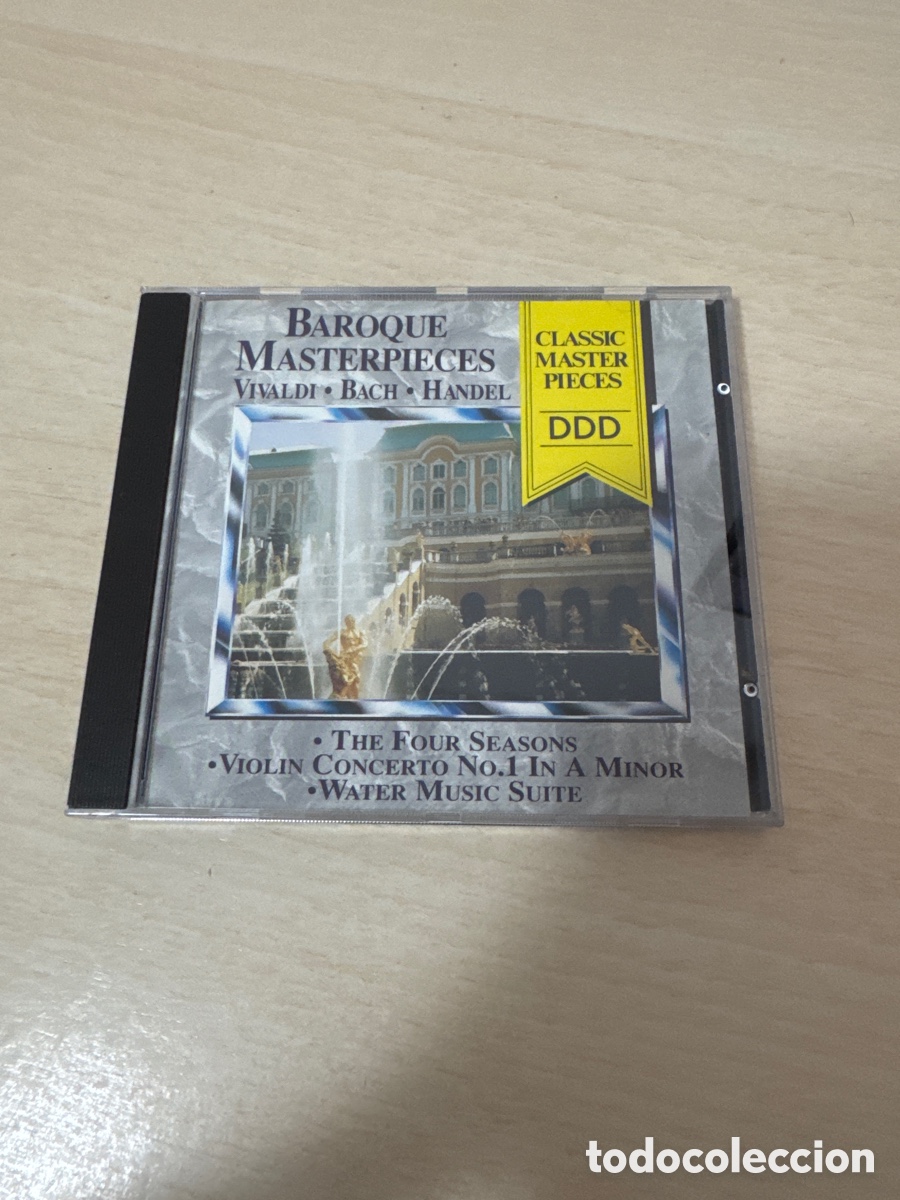 CDs de m&uacute;sica: CD BAROQUE MASTERPIECES VIVALDI BACH HANDEL 1990 - Foto 1