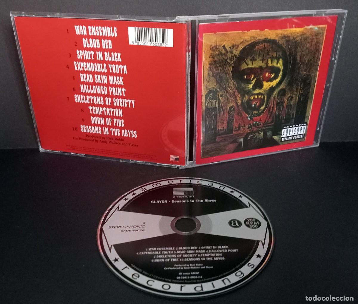 CDs de m&uacute;sica: CD SLAYER - SEASONS IN THE ABYSS