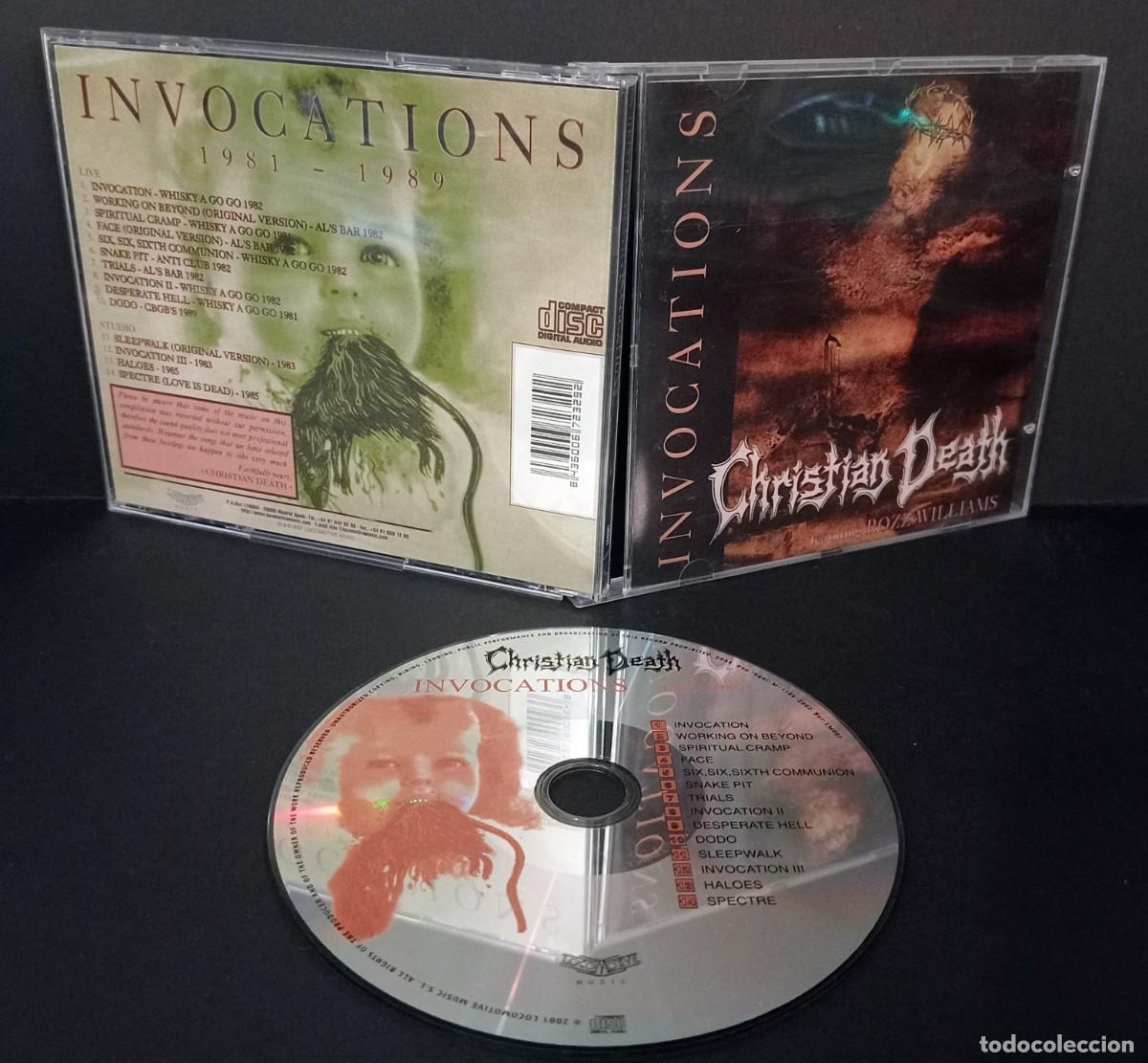 CDs de m&uacute;sica: CD CHRISTIAN DEATH - INVOCATIONS - Foto 1
