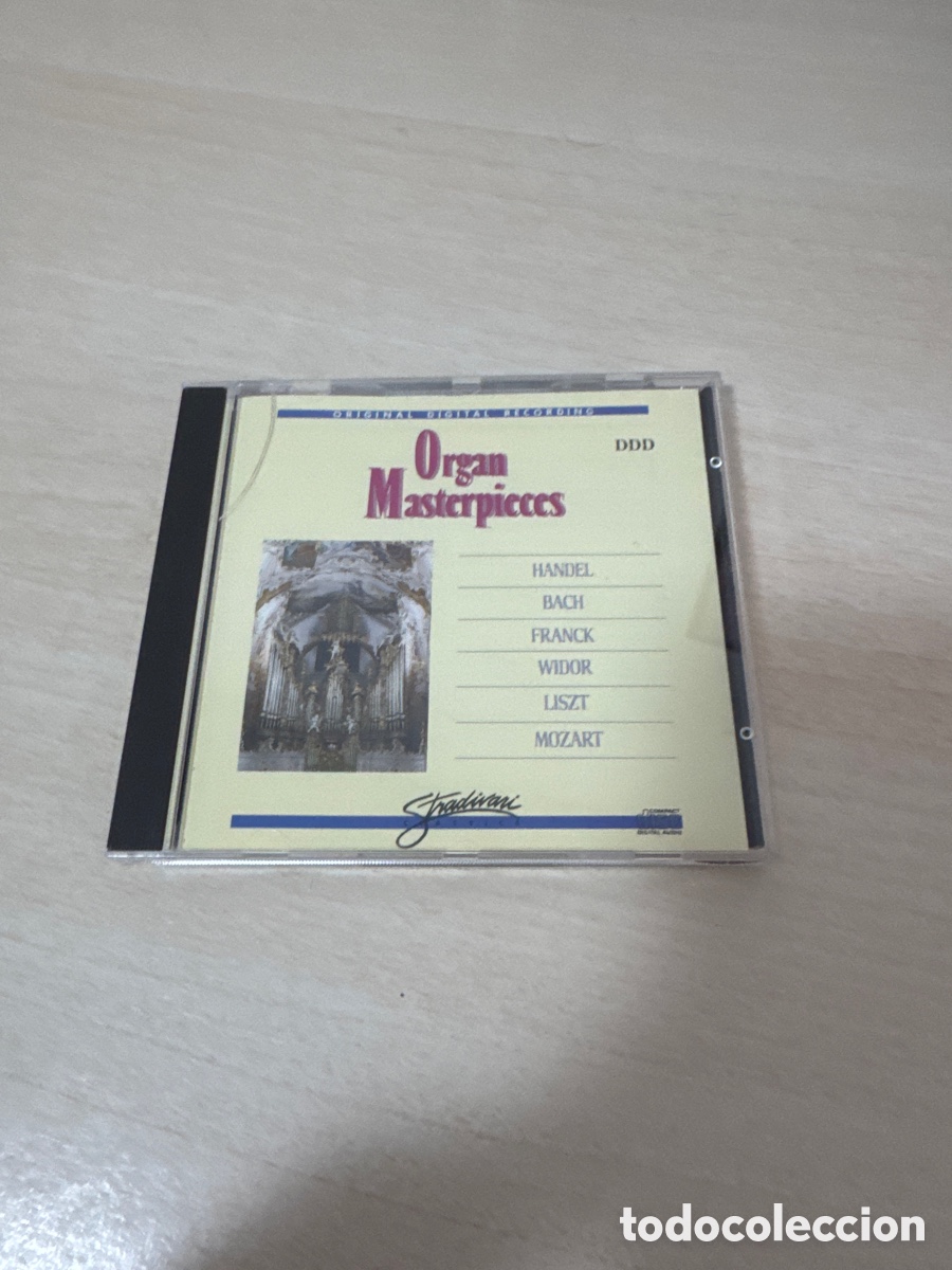 CDs de m&uacute;sica: CD ORGAN MASTERPIECES - Foto 1