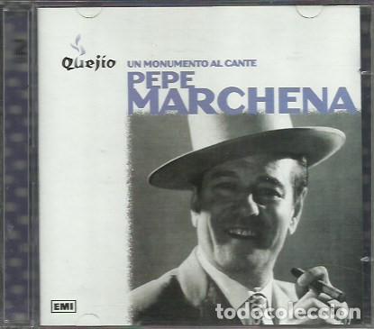 CDs de m&uacute;sica: Quej&iacute;o. Un monumento al cante CD / Pepe Marchena. - Foto 1