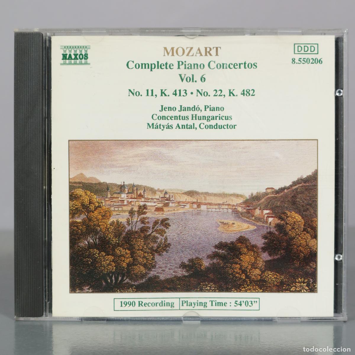 Musik-CDs: CD. Complete Piano Concertos Vol. 6 - No. 11, K. 413 - No. 22, K. 482 - Mozart, Jenő Jand&oacute;,