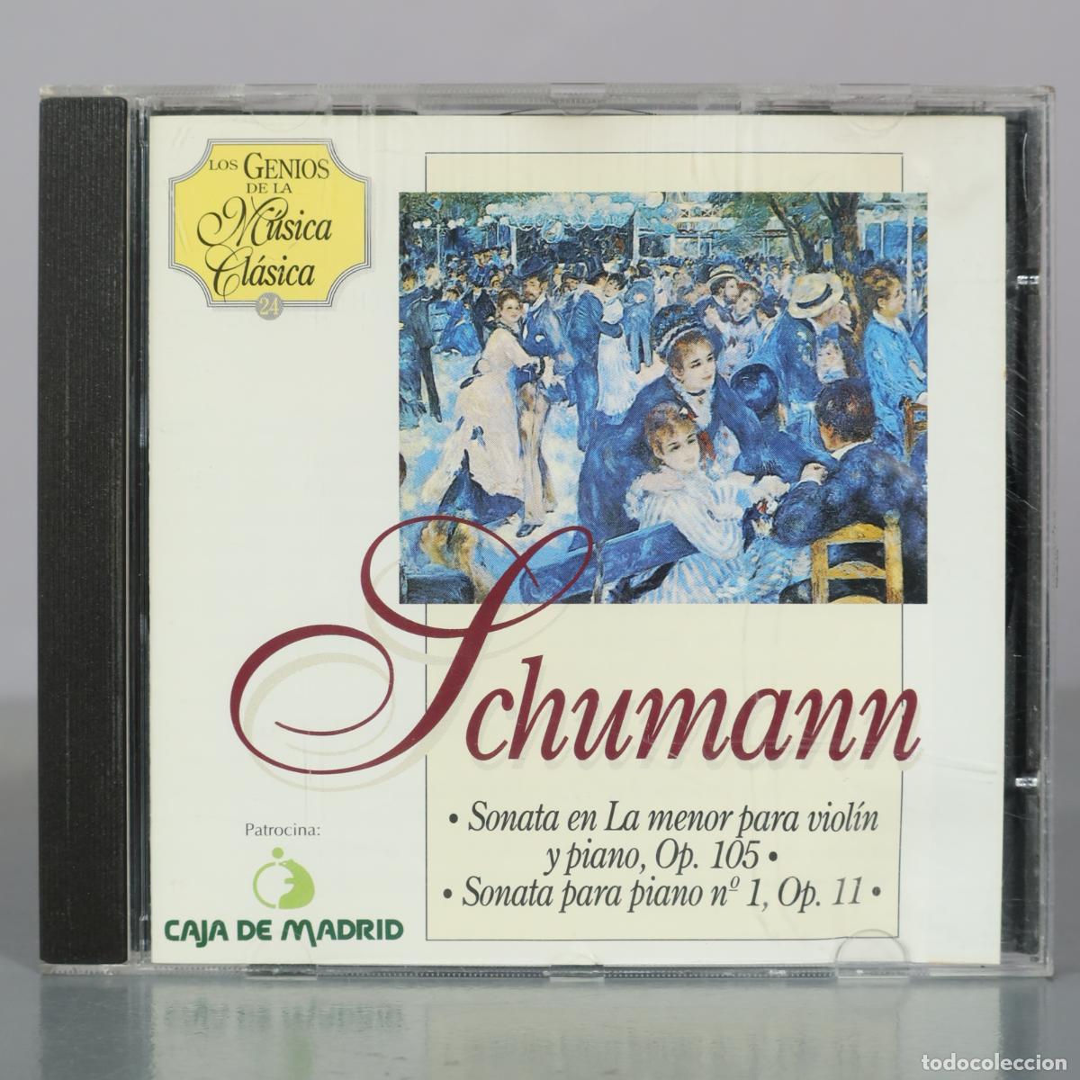 Musik-CDs: CD. Sonata en La menor para viol&iacute;n y piano, Op. 105 - Sonata para piano n&ordm; 1, Op. 11 - Robert