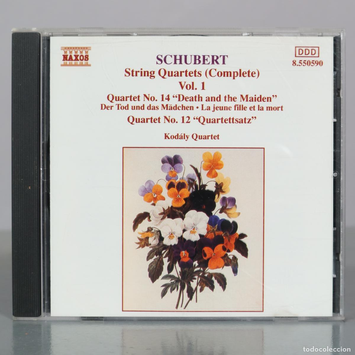 Musik-CDs: CD. String Quartets (Complete) Vol. 1 - Franz Schubert, Kod&aacute;ly Quartet - Naxos