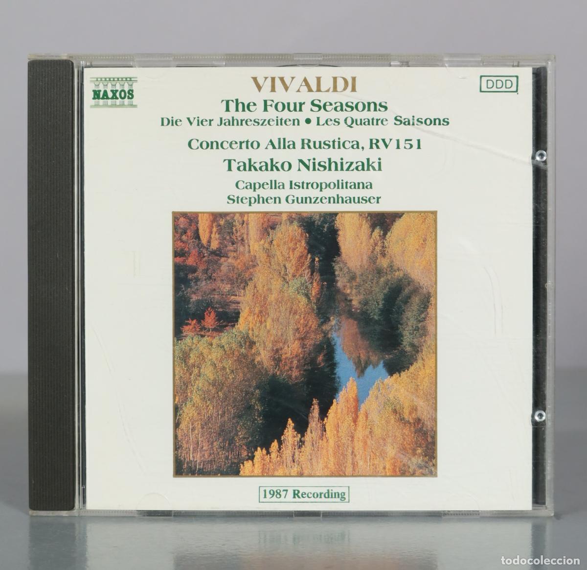 Musik-CDs: CD. The Four Seasons - Concerto Alla Rustica - Vivaldi - Takako Nishizaki, Capella Istropolitana,