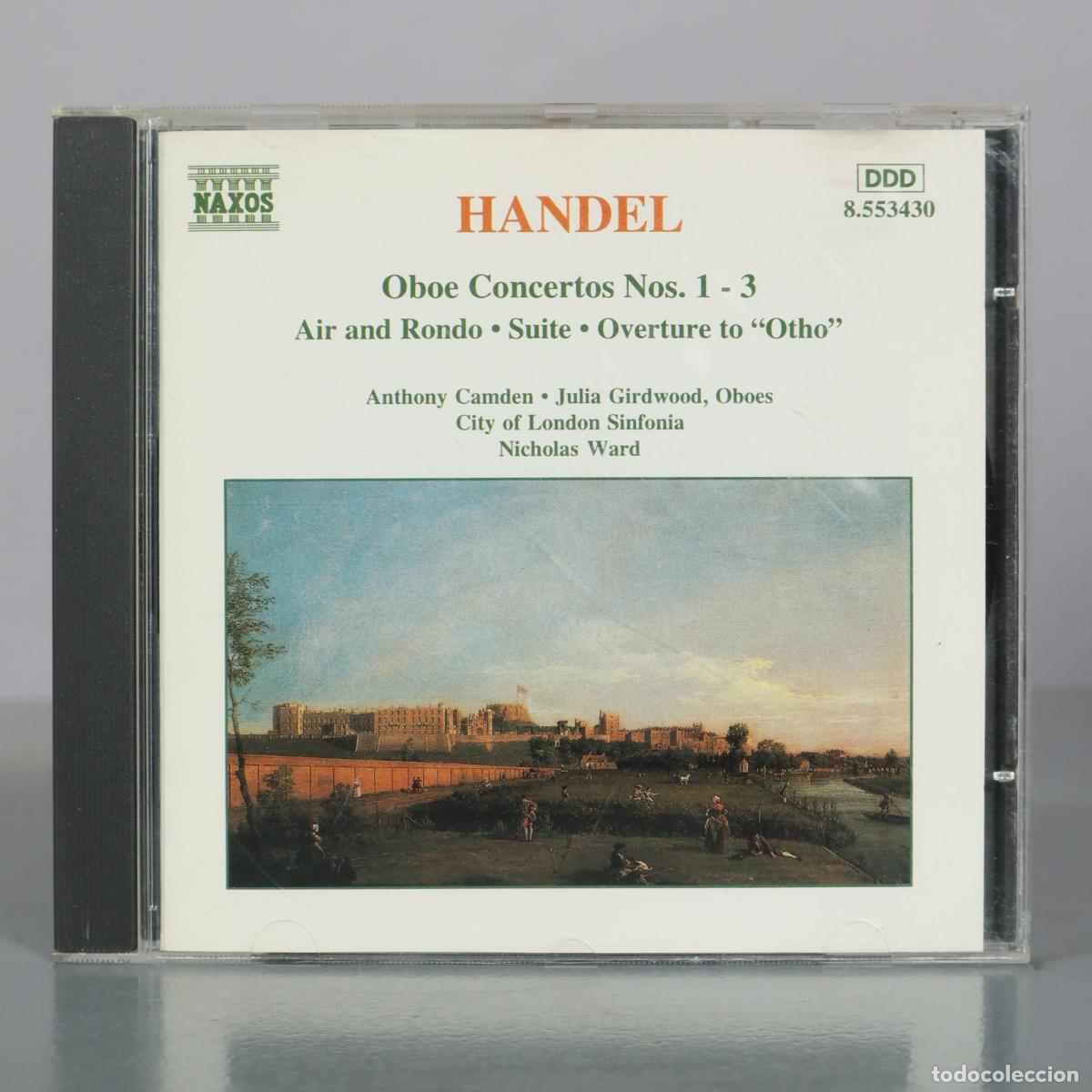 Musik-CDs: CD. Oboe Concertos Nos. 1 - 3 - Air and Rondo - Suite - Overture to Otho - George Frideric Handel -