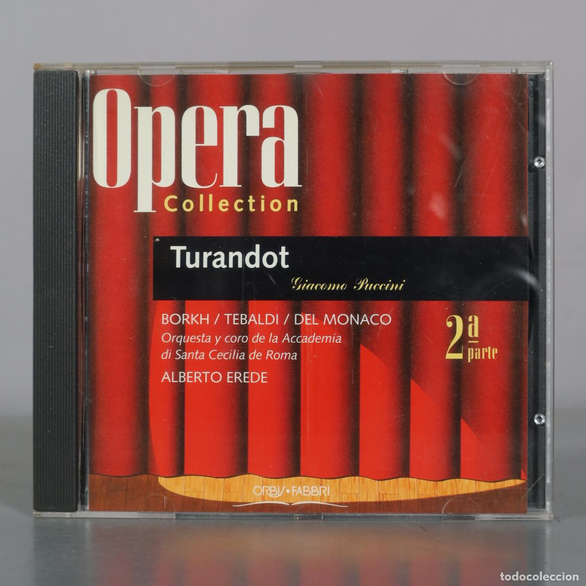 CDs de Musique: CD. Turandot 2A PARTE - Giacomo Puccini - Borkh, Tebaldi, Del Monaco, Orquesta y coro de la
