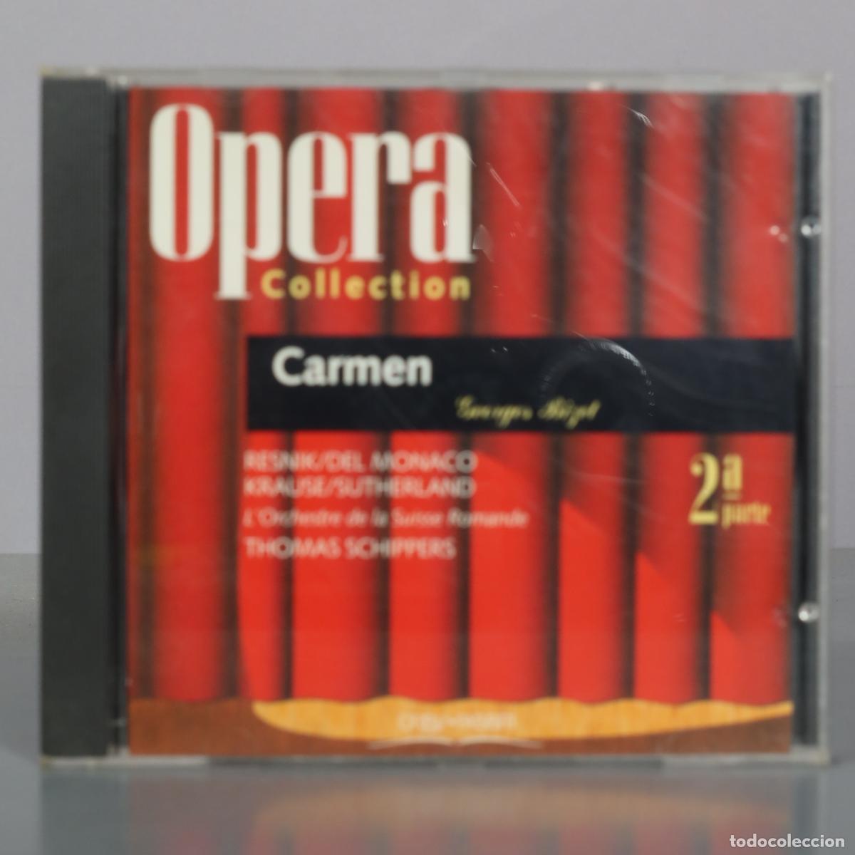 Music CDs: CD. Carmen - 2a parte - Georges Bizet - Resnik, Del Monaco, Krause, Sutherland, L'Orchestre de la