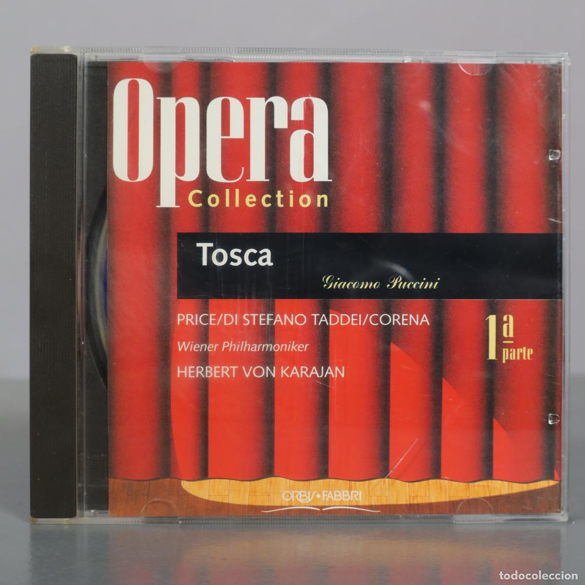 Music CDs: CD. Tosca 1a parte- Giacomo Puccini - Price, Di Stefano, Taddei, Corena, Wiener Philharmoniker,