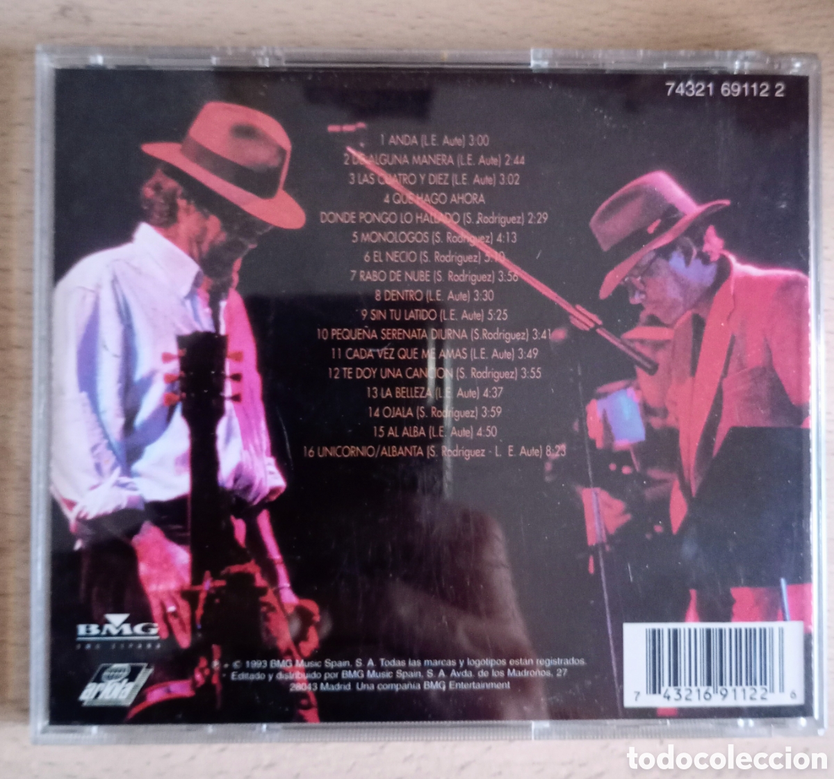 CDs de m&uacute;sica: AUTE, SILVIO- Mano a Mano (CD) - Foto 2