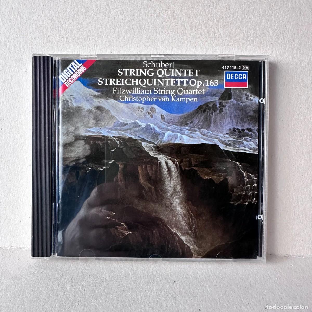 CDs de m&uacute;sica: Schubert - Fitzwilliam String Quartet, Christopher van Kampen - String Quintet Op. 163 (CD) - Foto 1