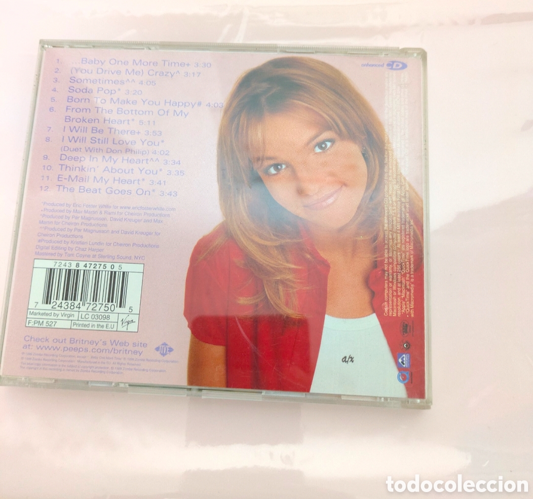 CDs de m&uacute;sica: Cd 1999 Britney Spears - Foto 4